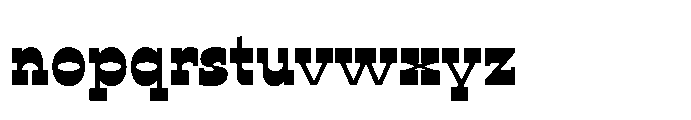Ponent Regular Italienne Font LOWERCASE