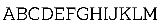 Ponent Regular Lapidary Font UPPERCASE