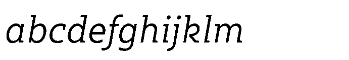 Ponent Regular Serif Italic FONT