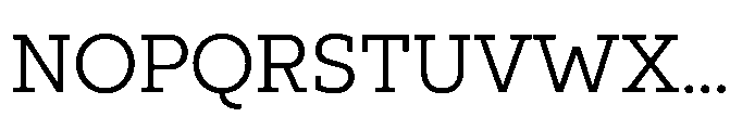 Ponent Regular Font UPPERCASE