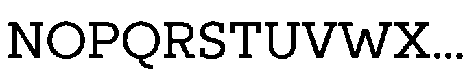 Ponent Roman VF Font UPPERCASE