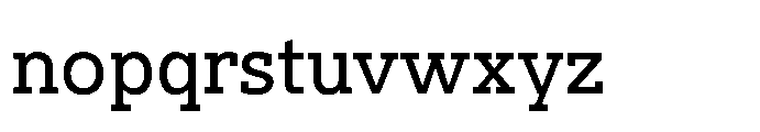 Ponent Roman VF Font LOWERCASE