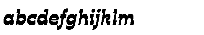 Ponent Semi Bold Italienne Italic FONT