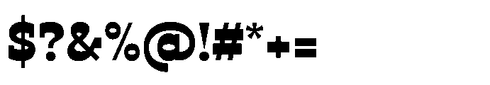 Ponent Semi Bold Italienne Font OTHER CHARS