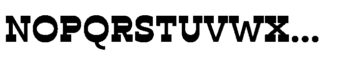 Ponent Semi Bold Italienne Font UPPERCASE