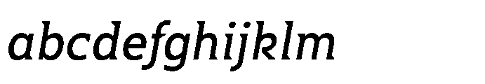 Ponent Semi Bold Lapidary Italic FONT