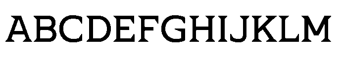 Ponent Semi Bold Lapidary Font UPPERCASE