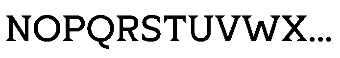Ponent Semi Bold Lapidary Font UPPERCASE