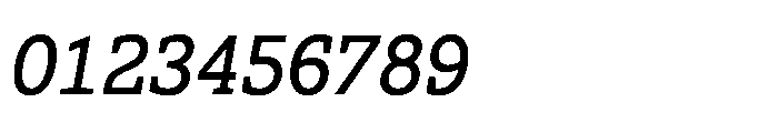 Ponent Semi Bold Serif Italic Font OTHER CHARS