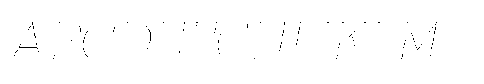 Ponent Thin Italic Font UPPERCASE