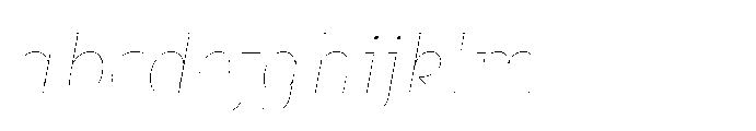 Ponent Thin Italic FONT