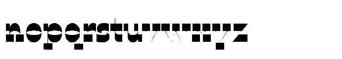 Ponent Thin Italienne Font LOWERCASE