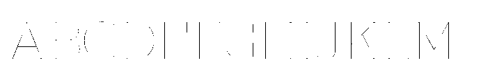 Ponent Thin Lapidary Font UPPERCASE