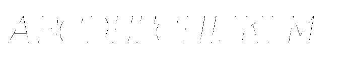 Ponent Thin Serif Italic Font UPPERCASE