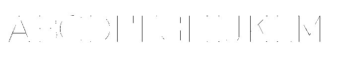 Ponent Thin Serif Font UPPERCASE