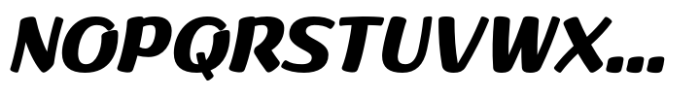 Ponlamai Black Italic Font UPPERCASE