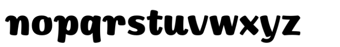 Ponlamai Black Font LOWERCASE