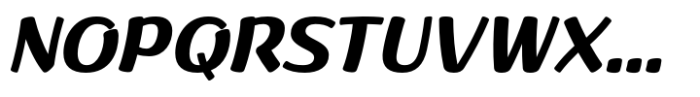 Ponlamai Extra Bold Italic Font UPPERCASE