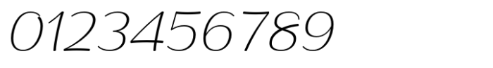 Ponlamai Extra Light Italic Font OTHER CHARS