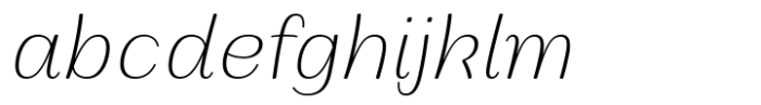 Ponlamai Extra Light Italic FONT