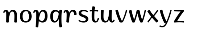 Ponlamai Medium Font LOWERCASE
