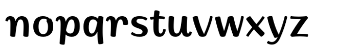 Ponlamai Semi Bold Font LOWERCASE