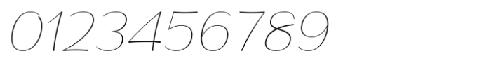 Ponlamai Thin Italic Font OTHER CHARS