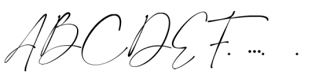 Ponpewd Signature Regular Font UPPERCASE