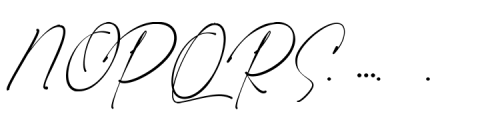 Ponpewd Signature Regular Font UPPERCASE