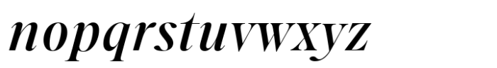 Ponte Bold Italic Font LOWERCASE