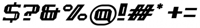 Pontem Bold Italic Font OTHER CHARS