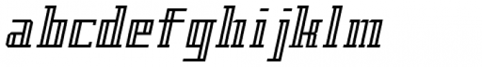 Pontem Light Italic Font LOWERCASE