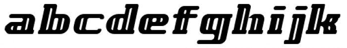 Pontem Round Bold Italic Font LOWERCASE