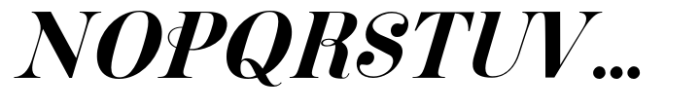 Pontina Black Italic Font UPPERCASE