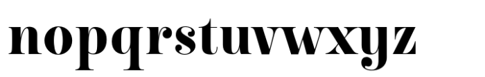 Pontina Black Font LOWERCASE