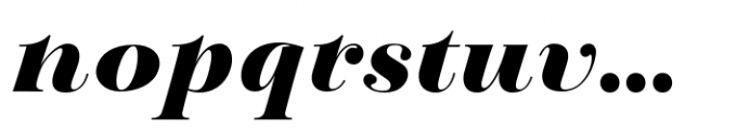 Pontina Extra Bold Italic Font LOWERCASE