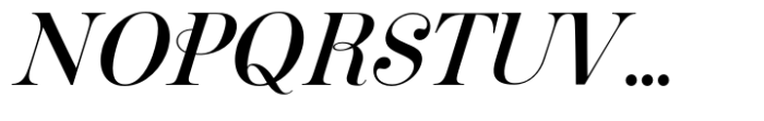 Pontina Semi Bold Italic Font UPPERCASE