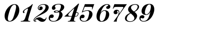 Pontina Text Extra Bold Italic Font OTHER CHARS
