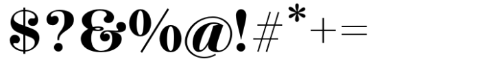 Pontina Text Extra Bold Font OTHER CHARS