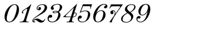 Pontina Text Italic Font OTHER CHARS