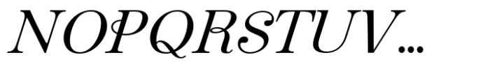 Pontina Text Italic Font UPPERCASE