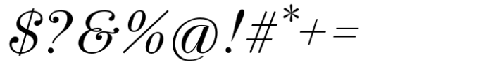 Pontina Text Light Italic Font OTHER CHARS