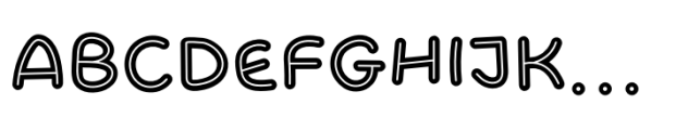 Pony Quest Inline Font UPPERCASE