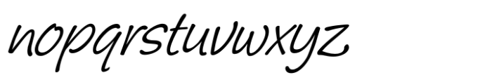 Pony Tale Pro Light Italic Font LOWERCASE