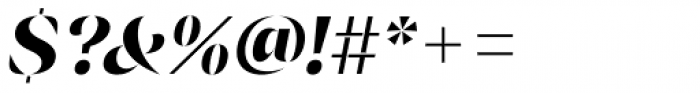 Ponzu Bold Italic Font OTHER CHARS