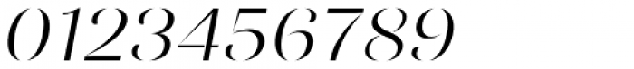 Ponzu Light Italic Font OTHER CHARS