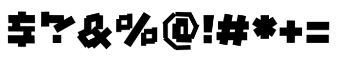 Pop Bricks Regular Font OTHER CHARS