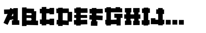 Pop Bricks Regular Font UPPERCASE