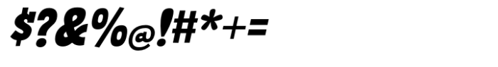 Pop Strap Italic Font OTHER CHARS