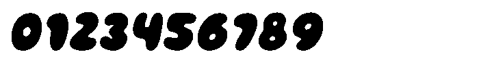 Popcycles Oblique Font OTHER CHARS